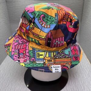 Hoka Reversible Bucket Hat Summer Mile Club Running Streetwear One‎ Size